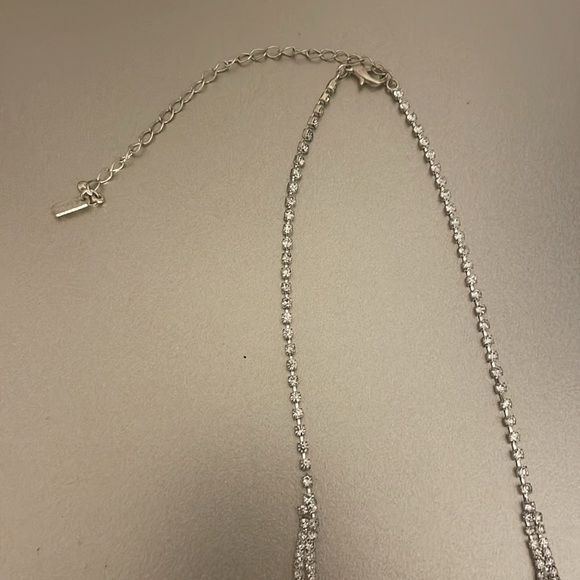 Vintage rhinestone necklace and earring set - Picture 4 of 5